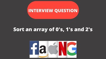Leetcode: How To Sort an Array of 0s, 1s, 2s