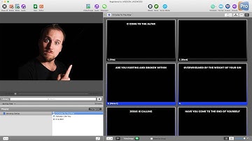HOW TO CREATE WORSHIP LYRIC SLIDES IN PROPRESENTER