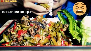 LAMBUNG MENJERIT🥵 MUKBANG BELUT CABE IJO FULL // MUKBANG ASMR SOUNDS
