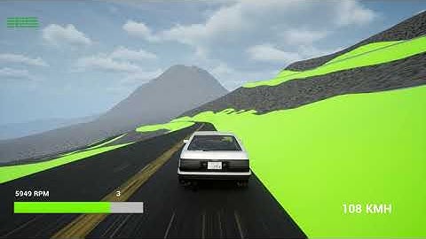 Unreal Engine 5 Sim-Cade Togue Racing Game #2 || Track Progress