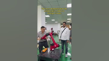 Collaborative robot. #Sixaxisrobot #industrialrobot #factory #robotics