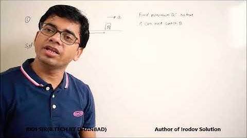 Lecture-2:Basic questions.1 based on relative motion by RKH Sir