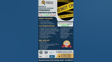 International Cyber Forensic Training (CHFIv10) |#forensicsciences #cyberforensic #computerforensics