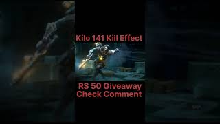 CODM New Legendary Gun Kilo 141 Nova Gold Kill Effect 🔥🔥🔥#shorts |#viral |#viralvideo