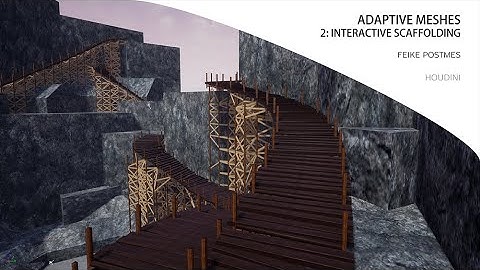 Adaptable Meshes in Houdini - Part 2: Interactive Scaffolding