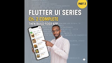 Flutter UI Tutorial: Chapter 2 Completion & Food App Design (Part 2)