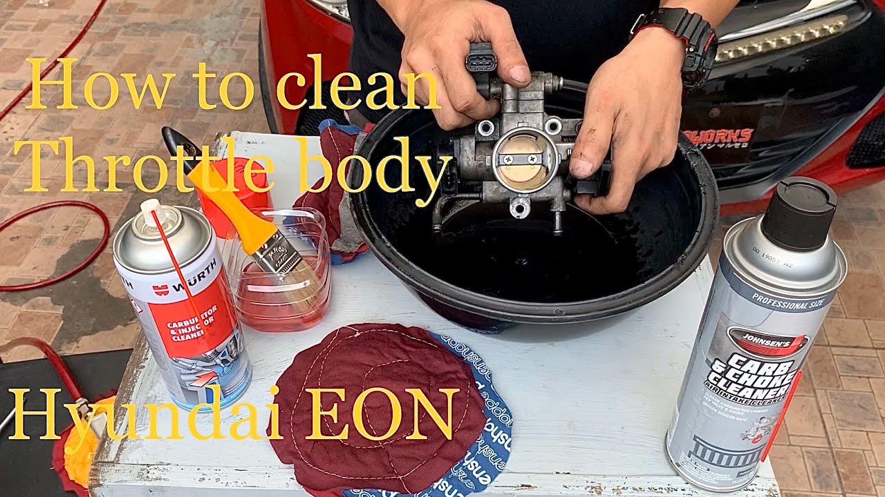How to clean throttle body for Hyundai EON YouTube