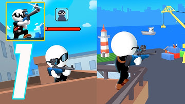 Johnny Trigger Sniper - Gameplay Walkthrough (iOS, Android)