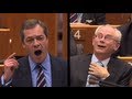 Nigel Farage insults Herman van Rompuy, calls EU President a "DAMP RAG"