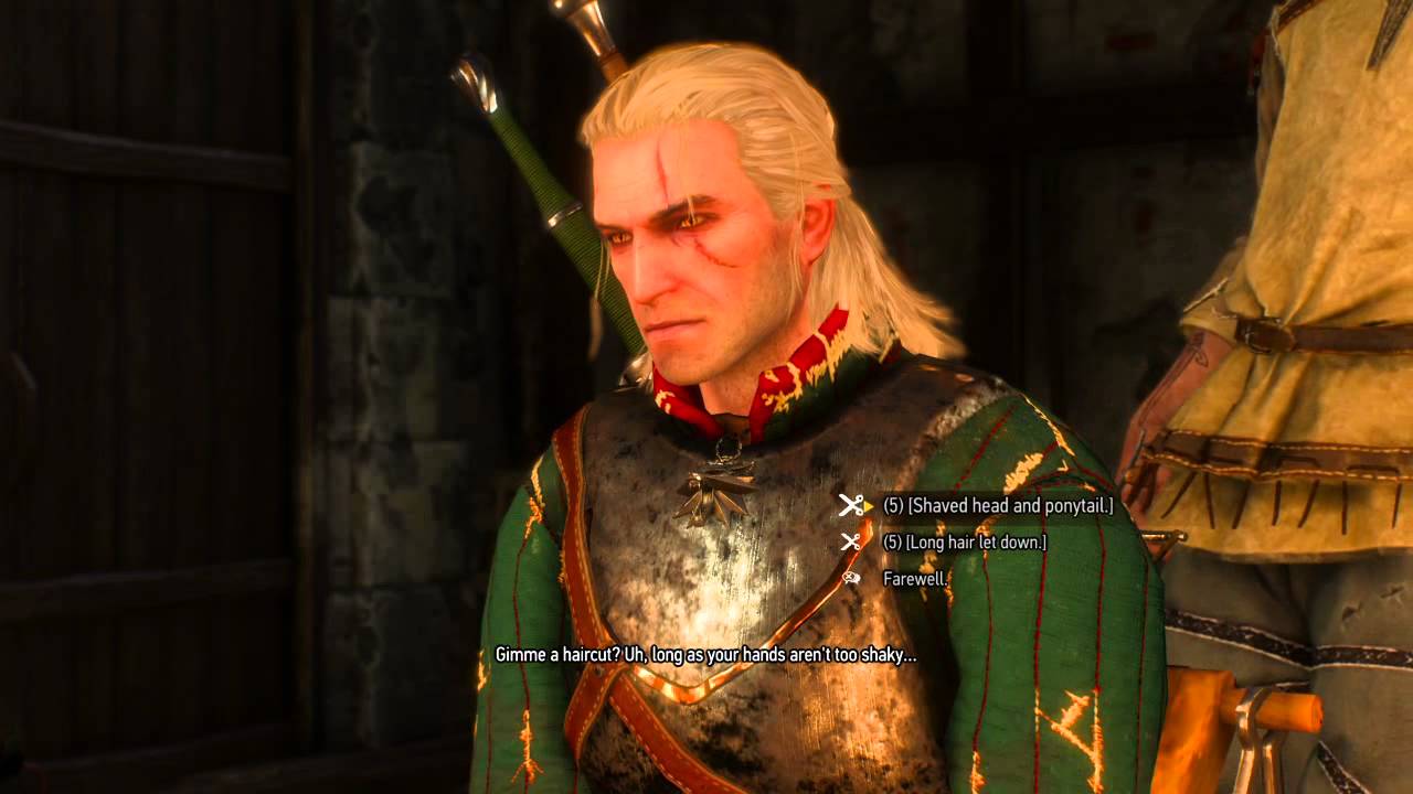 The Witcher III shaved Geralt for The Witcher 2