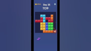 Day 35 of playing block blast every day #rap #hiphop #blockblast #shorts #gaming #games #daily