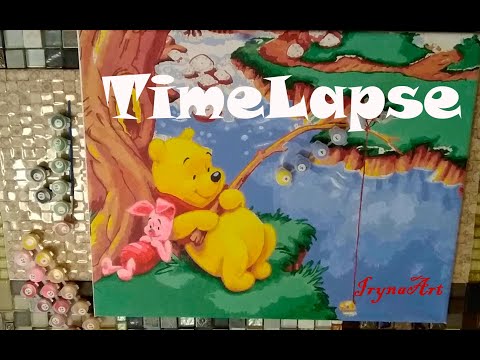 Картина по номерам. Винни Пух на рыбалке. TimeLapse. Painting by numbers. Таймлапс. Раскраска. Картина по номерам. Винни Пух на рыбалке. TimeLapse. Painting by numbers. Таймлапс. Раскраска.