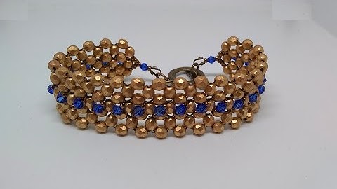 How To: Right Angle Weave (RAW) with Multiple Rows Bracelet Tutorial