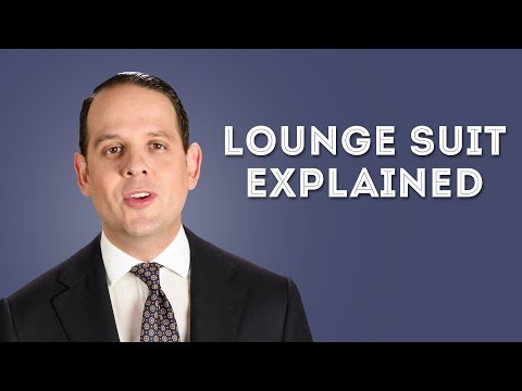 Video: Rozdiel Medzi Lounge Suit A Dinner Suit