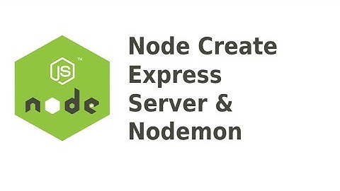 Create Express Server and set up Nodemon -  Node - Part 1