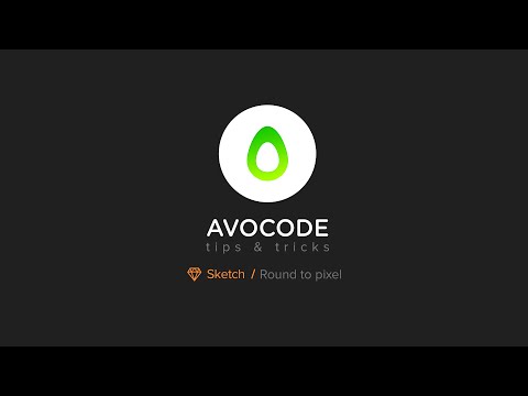 Avocode Tips & Tricks - Sketch - Round to Pixel
