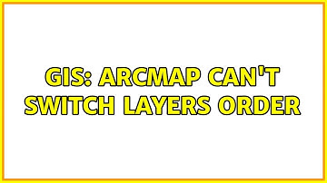 GIS: ArcMap can