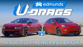 U-DRAG: Kia EV6 GT vs. Tesla Model Y Performance screenshot 3