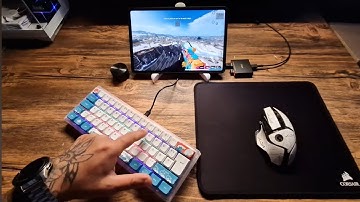 Warzone Mobile playing with a keyboard and mouse