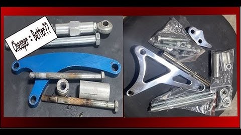 Replacing 351W Moroso 63810 alternator bracket with cheapest SBF option on the internet.