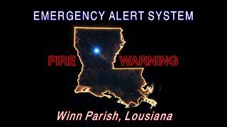 Fire Warning EAS for Winn Parish, LA
An emergency alert for a Fire Warning in the state of Louisiana in Winn Parish. Issued on March 18th, 2026, this warning was sent out for a rapidly spreading wildfire, prompting resident to evacuate the area.
This is The EAS Experience. Dont forget to like the video and subscribe.
Our content focuses around the videos of the Emergency Alert System, also known as EAS. EAS is a national public warning system that requires radio and TV broadcasters, cable TV, wireless cable systems, satellite and wireline operators to provide a way to provide a message to the public in a very short period of time. Fire Warning EAS for Winn Parish, LA