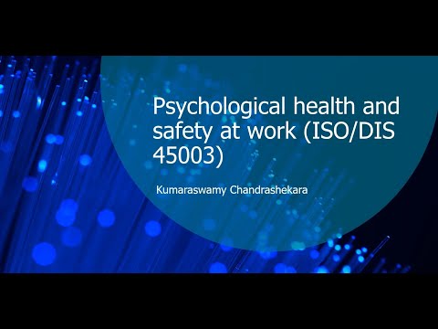Webinar Replay - Psychological health and safety at work - managing psychosocial risks