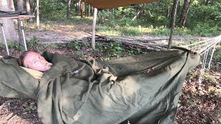 Traditional Cold weather Hammocking