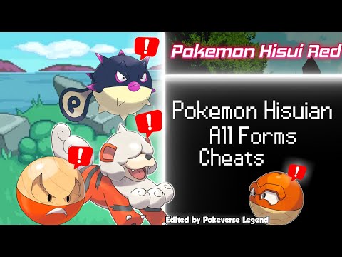 Pokemon Hisui Red Cheats ⁉️ 