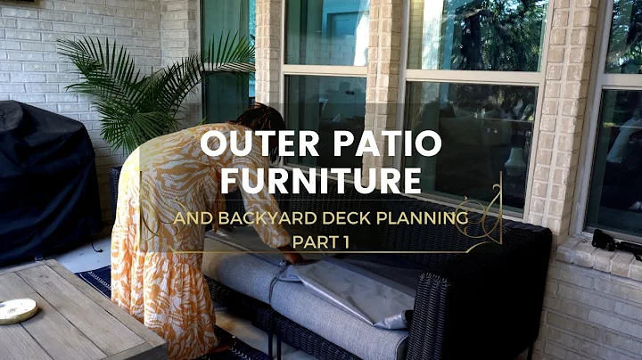 Summer Backyard 2022 Part 1 - Outer Patio Furnitur...