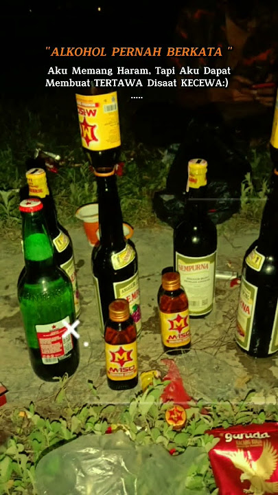kalo datang cuma buat pusing alkohol juga bisa sayang