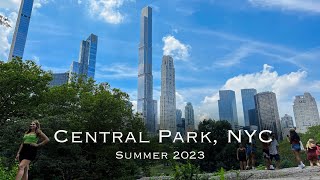 Central Park NYC | Summer 2023 walking trough the park | 4k video