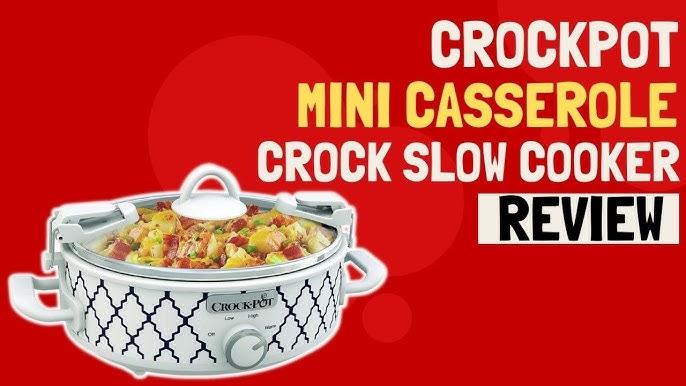 Rival 5025-WG 2.5-Quart White Crock Pot Slow Cooker