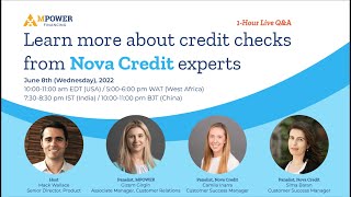 Live Q&A 6/10: Ask MPOWER Anything with Nova Credit screenshot 4