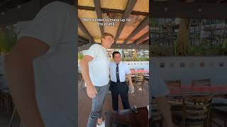 We surprised a prank victim by Tipping him at his Restaurant!👀🥰