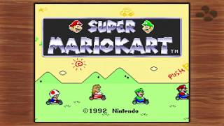 Nintendo Super Mario Kart - Mushroom Cup 50Cc Toad - Snes
