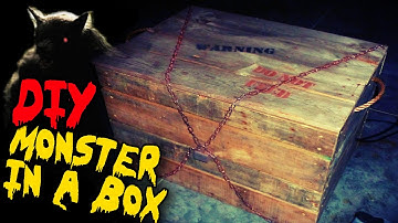 Monster in a Box, DIY Halloween Haunted House Prop