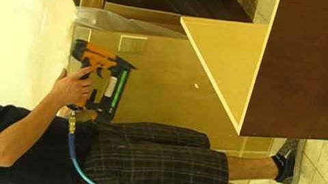 Lazy Susan Kitchen Cabinets Assembly Video - Part 1 - BuilderElements.com