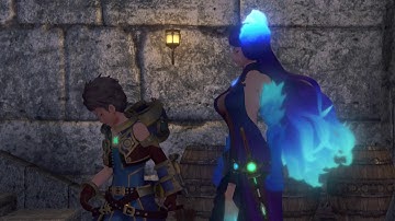 Birghid slaps Rex . Xenoblade Chronicles 2 .