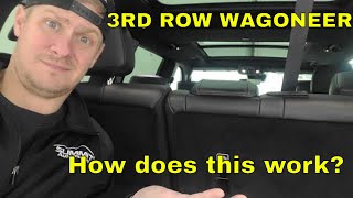 HOW TO GET YOUR 3RD ROW THIRD ROW JEEP WAGONEER SEATS DOWN #wagoneer