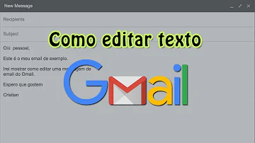 Como faço para justificar o texto no Gmail?