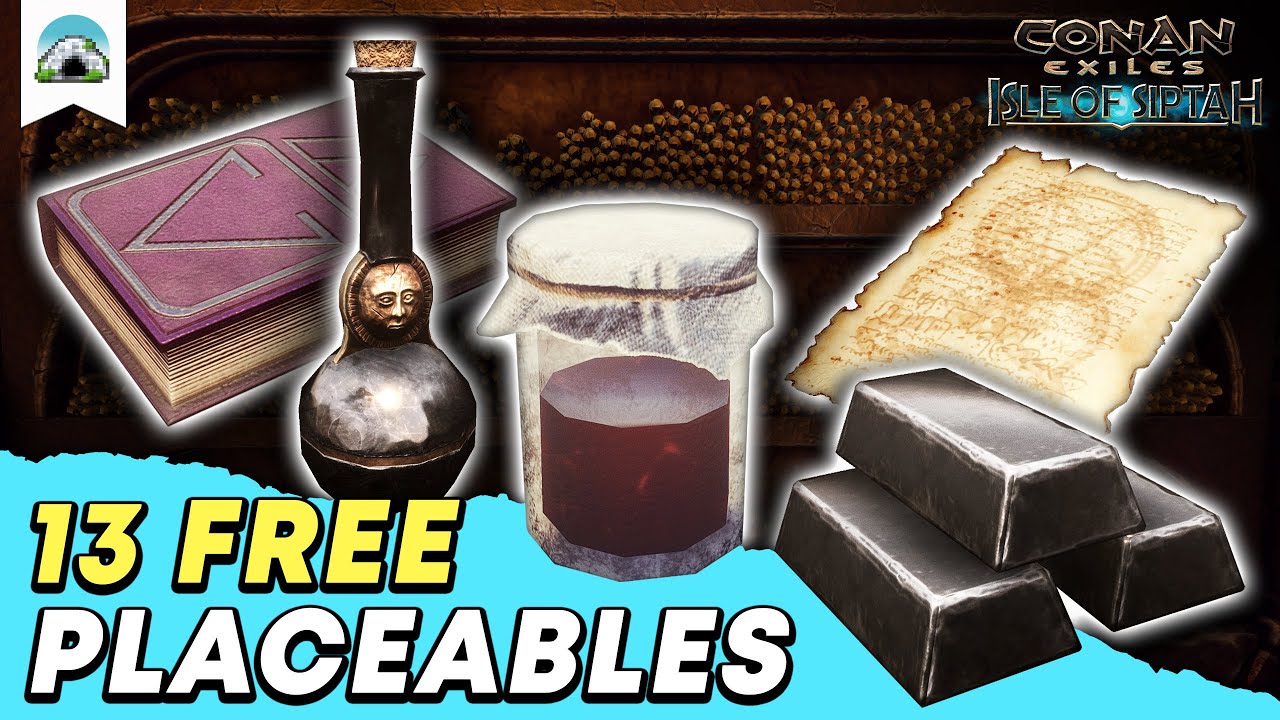 Siptah Free Alchemy Decor & Blacksmith Placeables Guide Conan