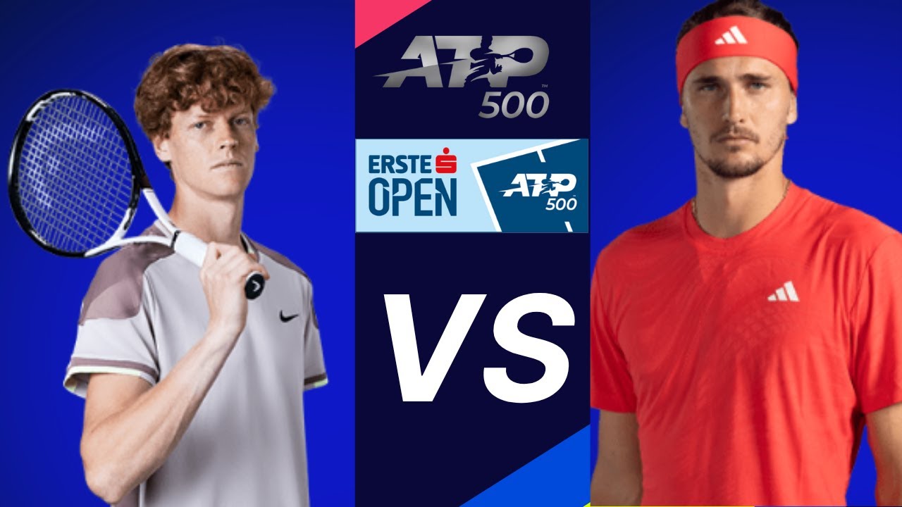 Sinner Vs Zverev | ATP Erste Bank Open Austria 2025 LIVE FINALS | Live Score & Match Updates