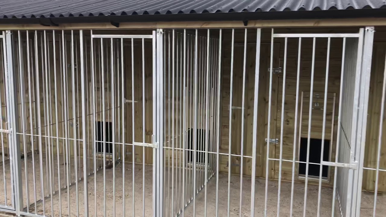 A 6 Bay Kennel Block Delivered & installed by Marshgate Timber YouTube