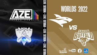 Isurus vs Saigon Buffalo | Worlds 2022 fase de Play - In | Día 2