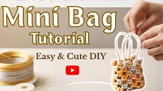 Mini Bag Tutorial: Stop Wasting Leftover Wire! 👜 (New Model Plastic Wire Bag 2025)