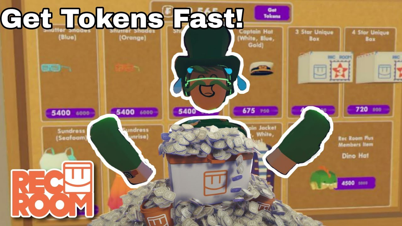 How To Get Tokens In Rec Room! (Updated 2022) YouTube