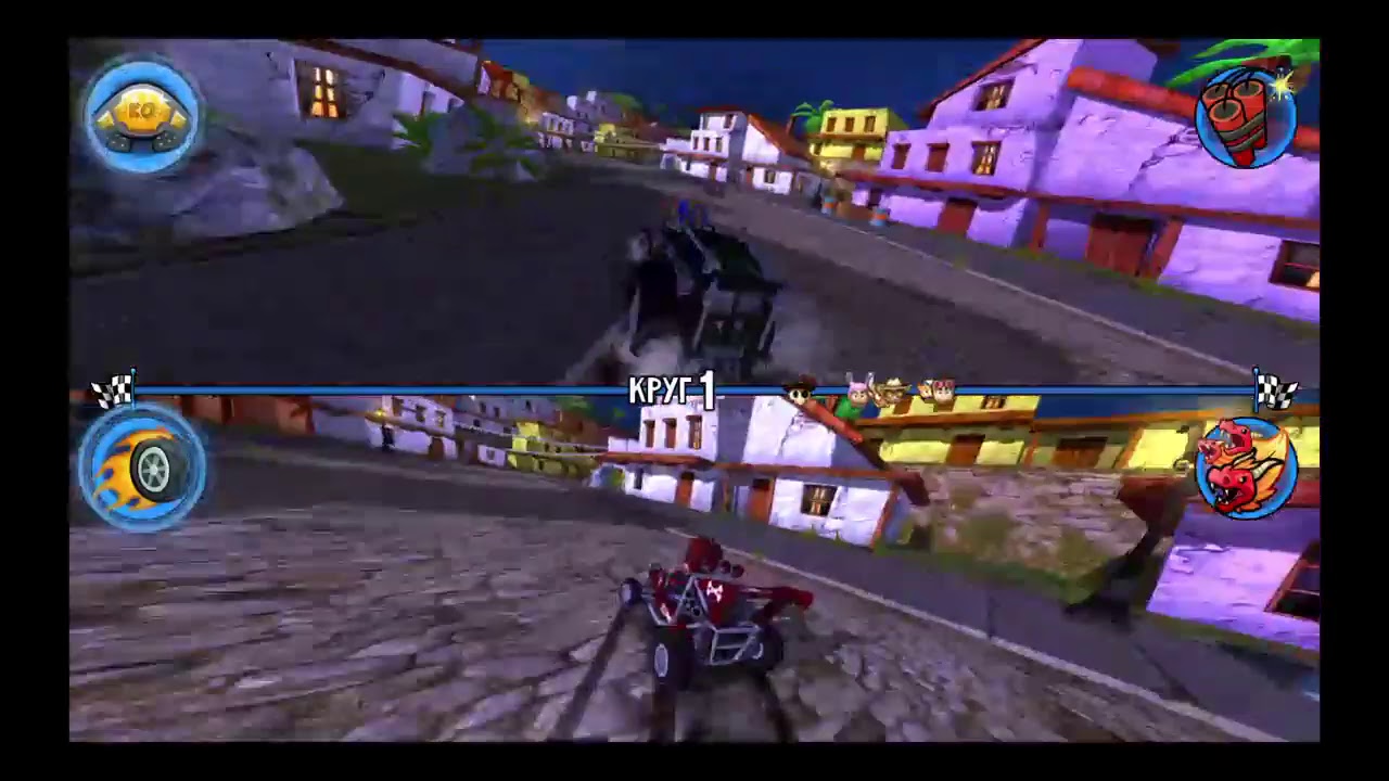 Beach buggy racing split screen VS friend