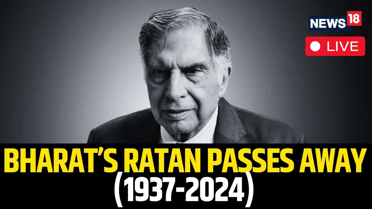 Ratan Tata Passes Away Live | Ratan Tata Dies At 86 | Ratan Tata News ...