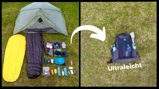 Packliste - Trekking Weitwandern Ultraleicht
