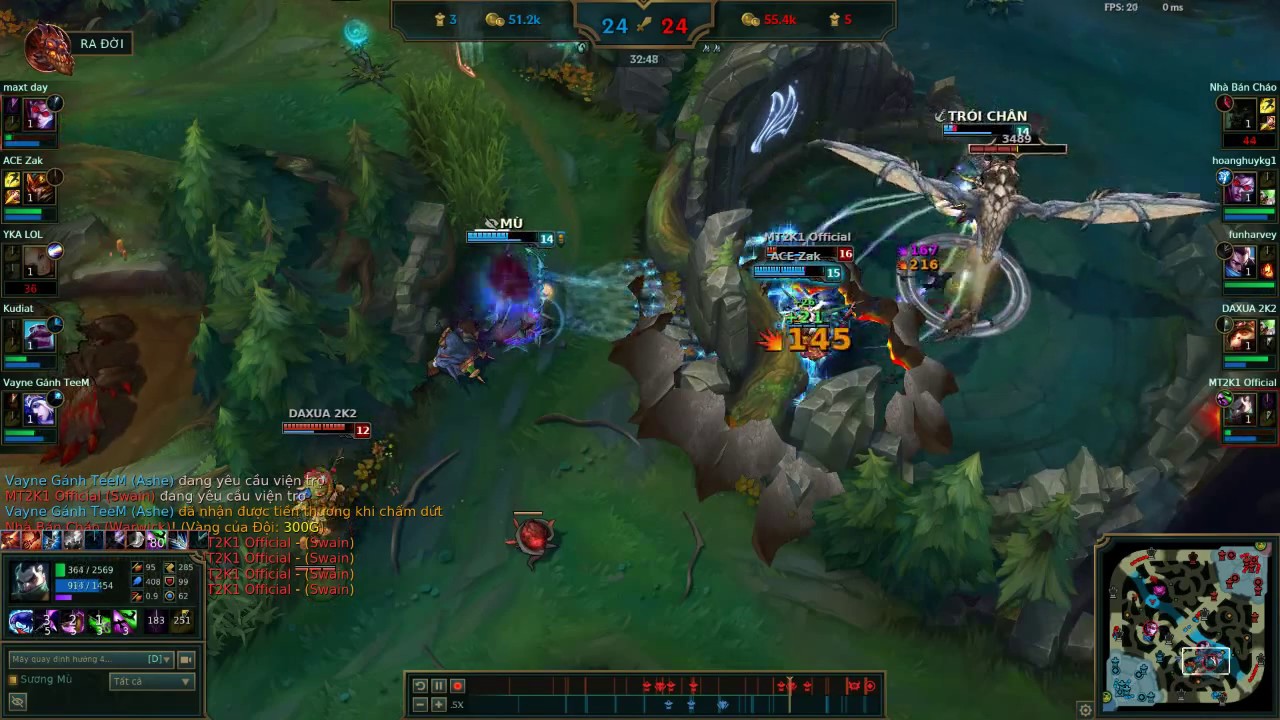 [ LOL Moments ] Swain never die